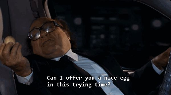 Weekend rant: Can I offer you a nice egg in this trying time? 