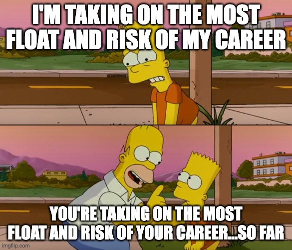 On risk vs. reward part 2: Electric boogaloo